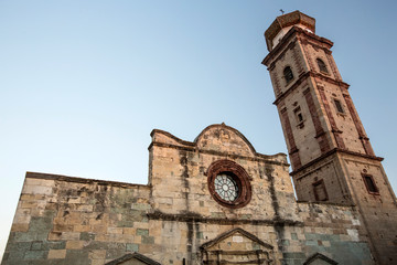 Fototapeta na wymiar Esterno Chiesa San Vero Milis 