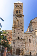 Fototapeta na wymiar Esterno Cattedrale Santa Giusta - Oristano- Sardegna