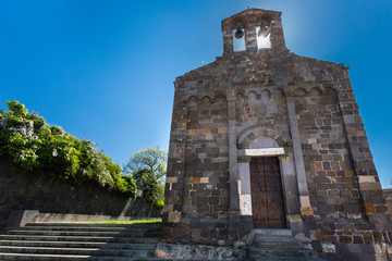 Fototapeta na wymiar Chiesa di san Geminiano Samassi - cagliari - Sardegna
