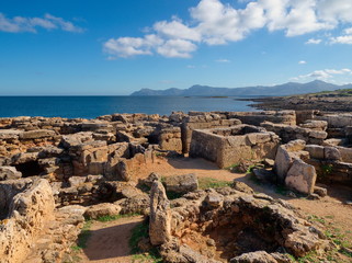Die Nekropole Son Real bei Can Picafort / Mallorca / Spanien