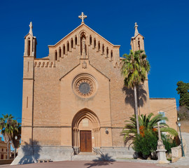 Die Pfarrkirche von Arta / Mallorca / Spanien