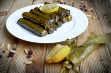 Dolma, a variety of dishes with an important place in Turkish cuisine.