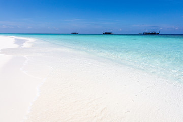 Paradise beach in Maldives