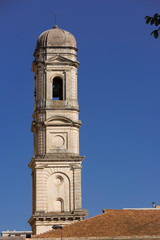 Fototapeta na wymiar Campanile Chiesa San Giuseppe Abate - Sassari - Sardegna