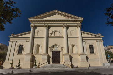 Fototapeta na wymiar Facciata Chiesa San Giuseppe - Sassari - Sardegna