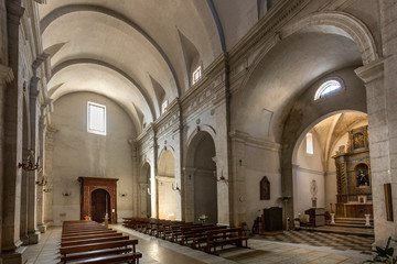 Interno Chiesa Sant'Antonio Abate - Sassari - Sardegna