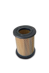 the engine air filter on white background isolated