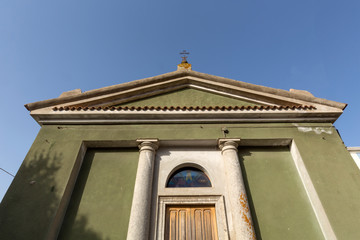 Obraz premium Facciata esterna Chiesa Santa Caterina - Orune (Nuoro) - Sardegna