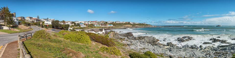 Panoramic coastal scene in Yzerfontein