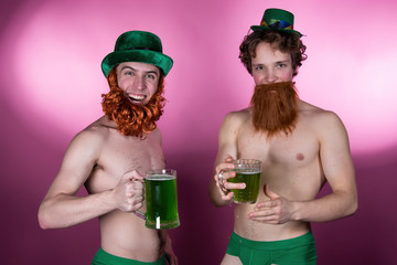 Two sexy friends and St. Patrick's Day.