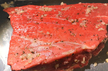 牛肉 ローストビーフ 赤身 胡椒