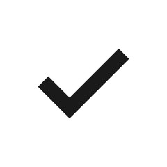 check icon vector. check mark icon. check list button icon