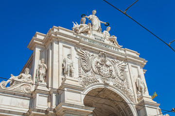 Naklejka premium Triumphal Arch of Lisbon