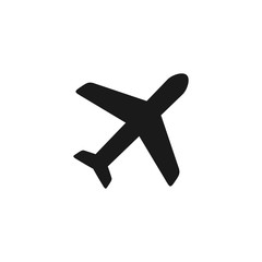 Obraz premium plane vector icon
