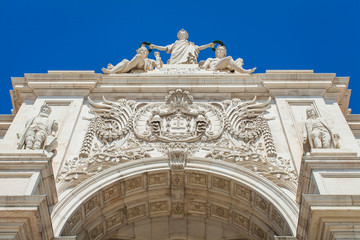 Fototapeta premium Triumphal Arch of Lisbon