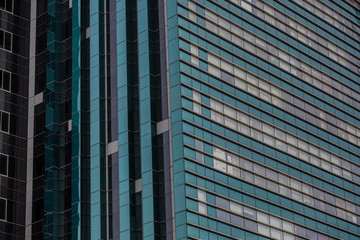 Fototapeta premium skyscraper windows, multistory building