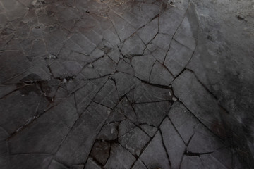 black broken ice texture