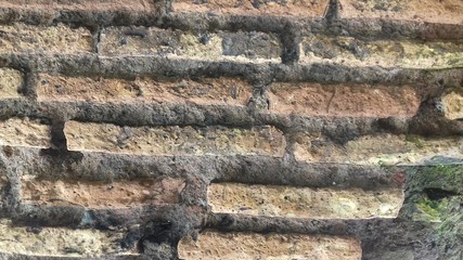 Roman bricks wall, background