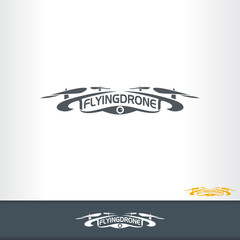 Drone Logo Vector