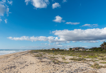 Beach scene in Dwarskersbos
