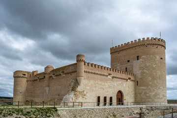 Fototapeta na wymiar Castle of Arevalo in Avila, Castilla y Leon, Spain