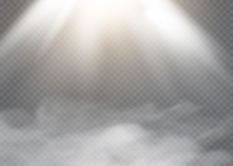 Vector transparent sunlight special lens flare light effect.