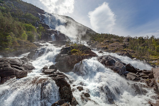 Langfossen, Norway
