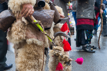 Sighetu Marmatiei, Romania - December 27, 2016. Winter Customs and Traditions Marmatia Festival. A...