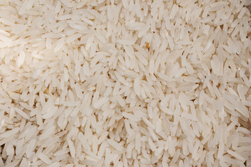 rice raw ingredients closeup background