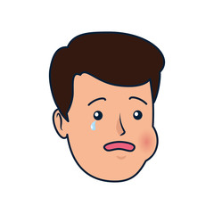 young man with toothache