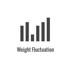 BMI / Body Mass Index Icon - image portraying weight balance