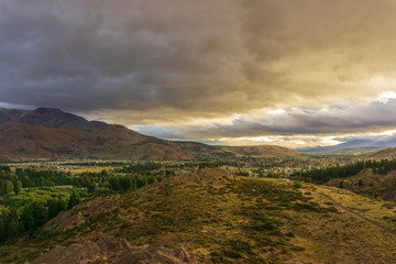 moody skies in patagonia