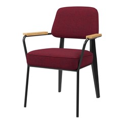 3d rendering of Red modern chair for cafe