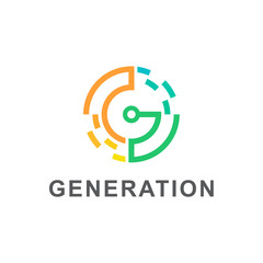 Letter D Digital Logo