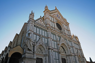Fototapeta premium Firenze, la chiesa di Santa Croce
