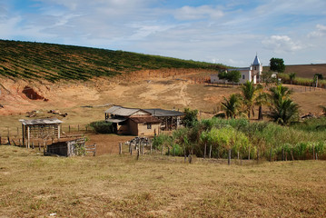 Community farm. Region of the Quilombola Community photographed in Presidente Kennedy, Esp&iacute;&shy;rito Santo - Southeast of Brazil
