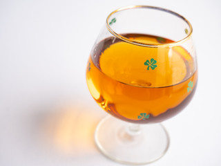 Shamrock Whiskey Glass Medium Shot