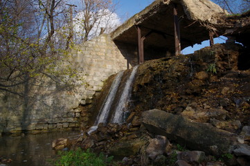 old dam, старая плотина,