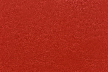 Fototapeta premium Red Artificial leather with a pronounced embossed.