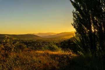 golden hour in patagonia