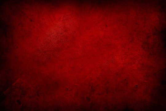 Red dark grunge textured concrete wall background