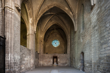 Fototapeta na wymiar Klosterkirche Notre-Dame-du-Val-de-Bénédictionin Villeneuve-lès-Avignon