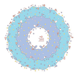 decorative circle frame