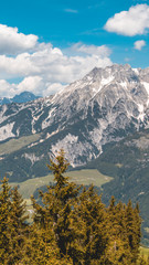 Smartphone HD wallpaper of beautiful alpine view at Leogang - Tyrol - Austria