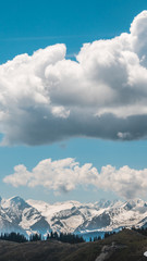 Smartphone HD wallpaper of beautiful alpine view at Leogang - Tyrol - Austria