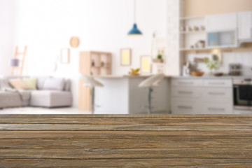 Stylish kitchen interior in apartment. Idea for home design