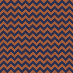 Blue and Bronze Seamless Pattern - Chevron zig zag repeating pattern design