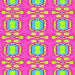 Seamless background pattern with a variety of multicolored lines.