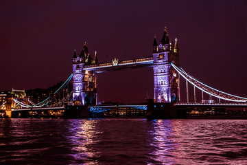 Tower Bridge in night