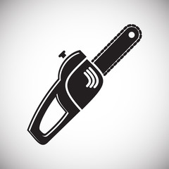 Tool saw icon on white background for graphic and web design, Modern simple vector sign. Internet concept. Trendy symbol for website design web button or mobile app